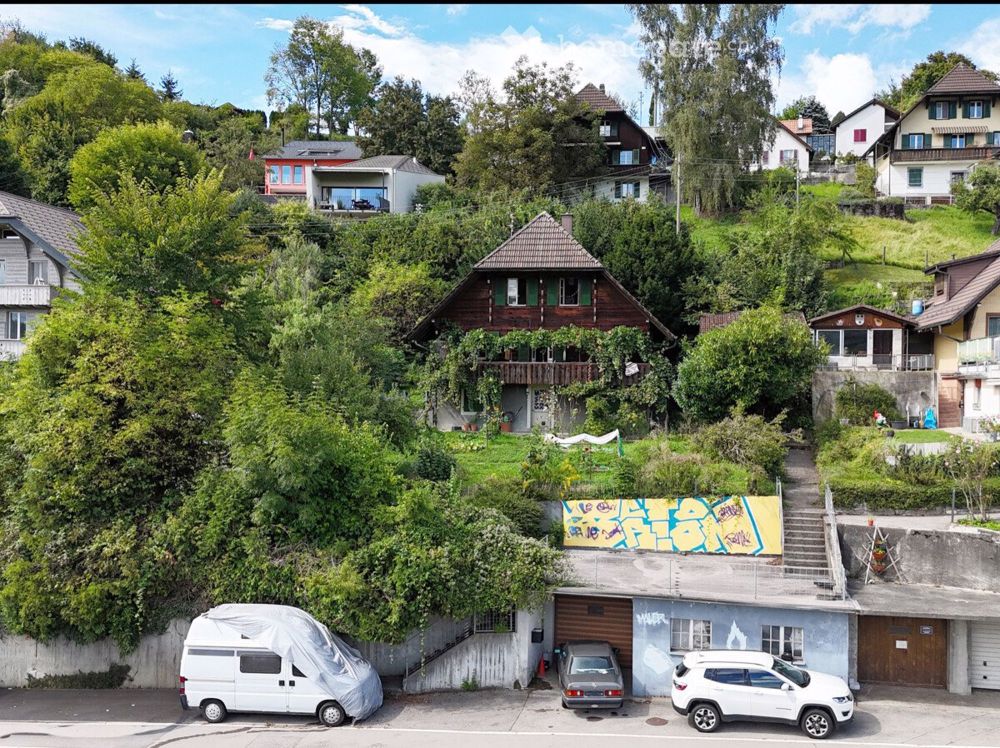 Bauland in grüner Umgebung - Ansicht Haus und Grundstück