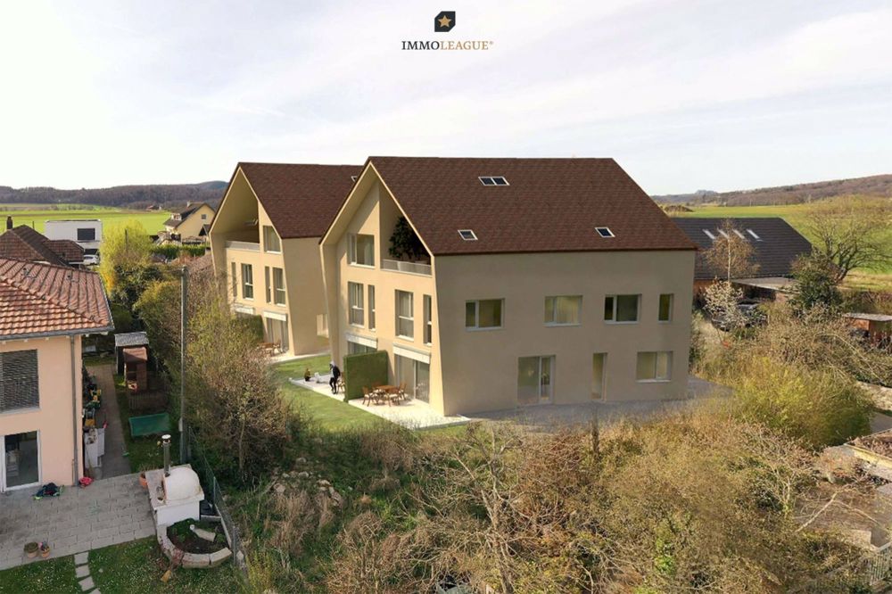Neubau-Gartenmaisonettewohnungen in idyllischer Rheinnähe (B1.1) - Hier entstehen 4 prächtige Garten-Maisonettewohnungen an ruhiger Lage.