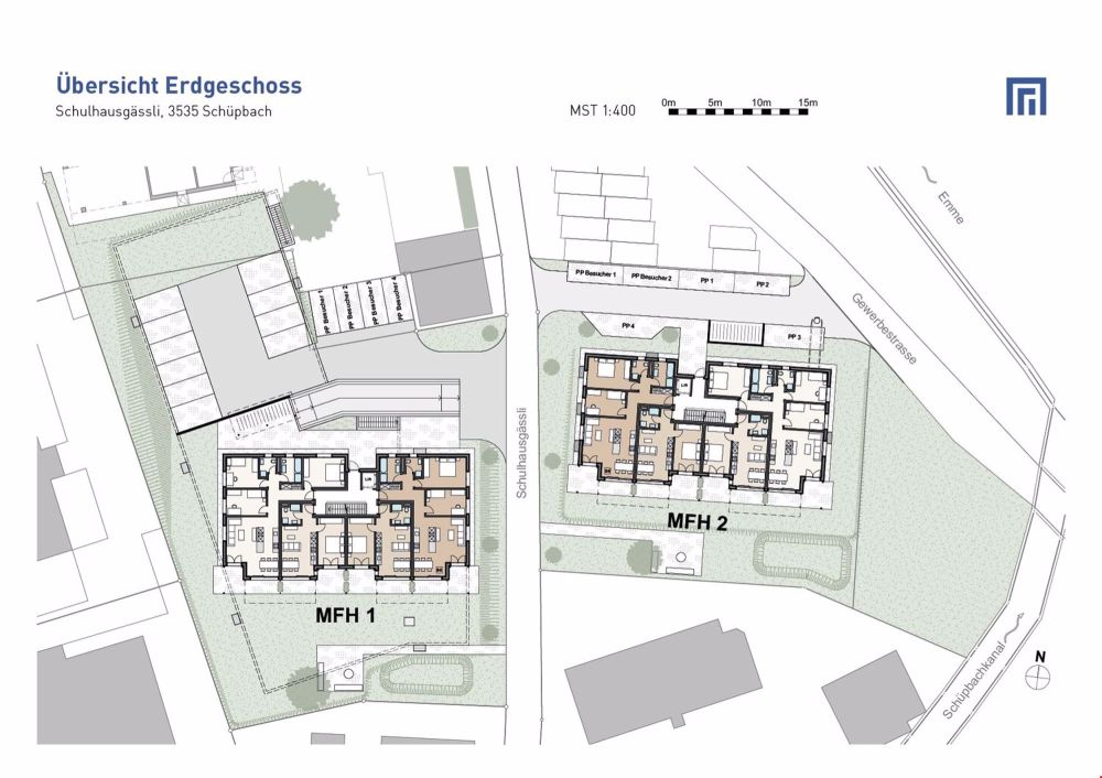 Neue EG-Wohnung im EmmePark zu verkaufen - Übersicht Erdgeschoss