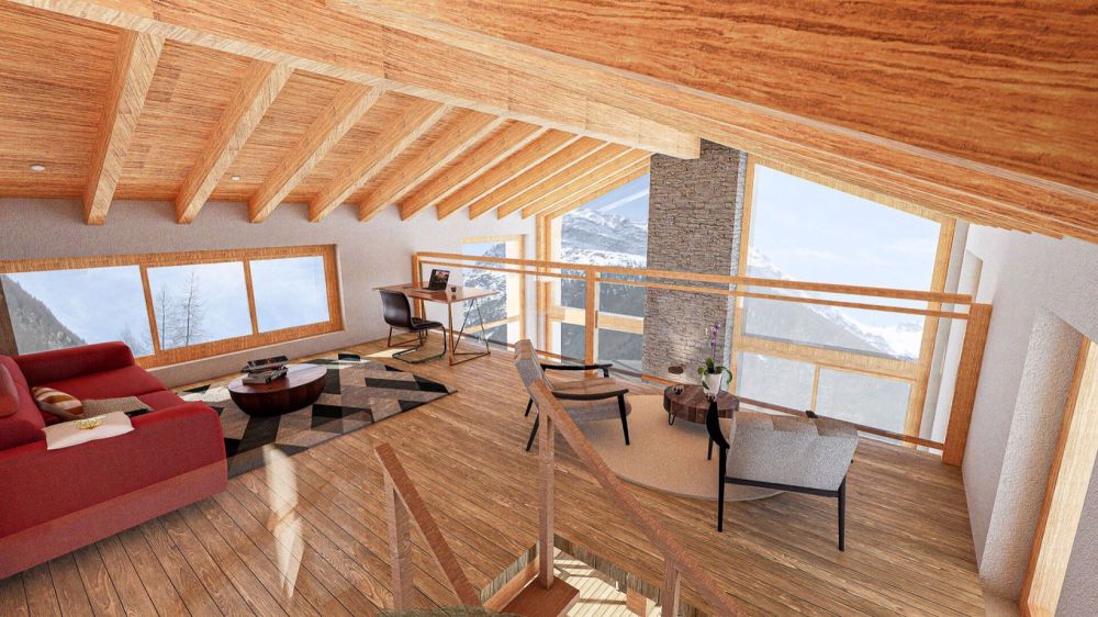 Snowstar Zen Lauinen Saas-Grund Neubau 2025. Attraktives Einfamilienhaus im Grünen. Hauptwohnsitz. Inkl. 2 Parkplätze. - Bild 1