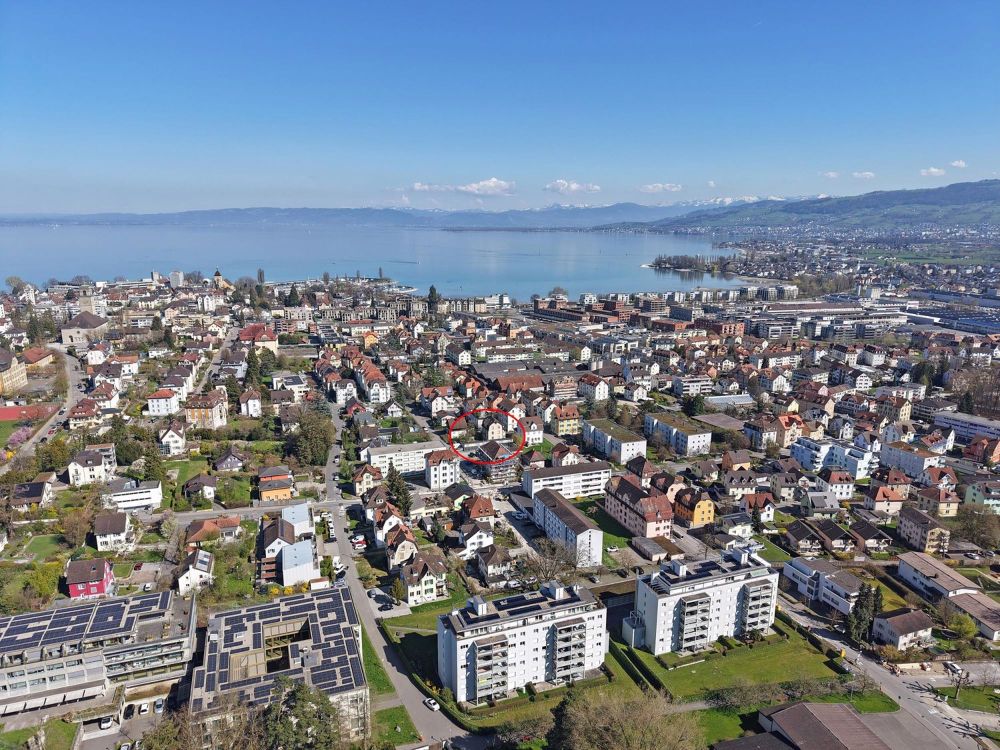 NEUBAU: 4.5-Zimmer-Gartenwohnung - Lage des Grundstücks in Arbon