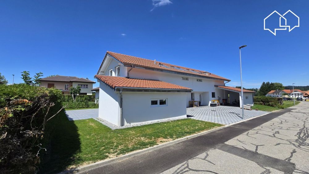 Villa jumelée neuve de 5.5 pièces au Mouret (A) - Extérieur