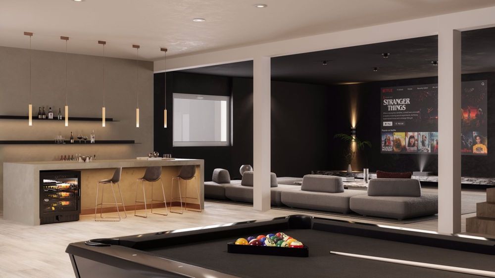 Appartement 5 pièces en rez-de-jardin et rez inférieur - Sous-sol