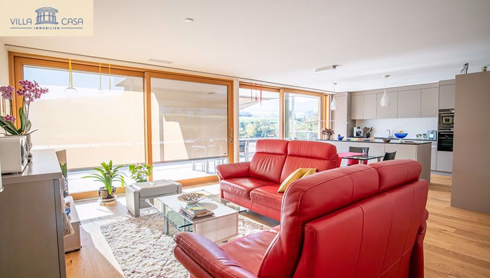 4.5-Zimmer-Wohnung mit 88 m² Terrasse, grosszügiger Küche/Wohnbereich und 2 grosse Bädern - Bild 1