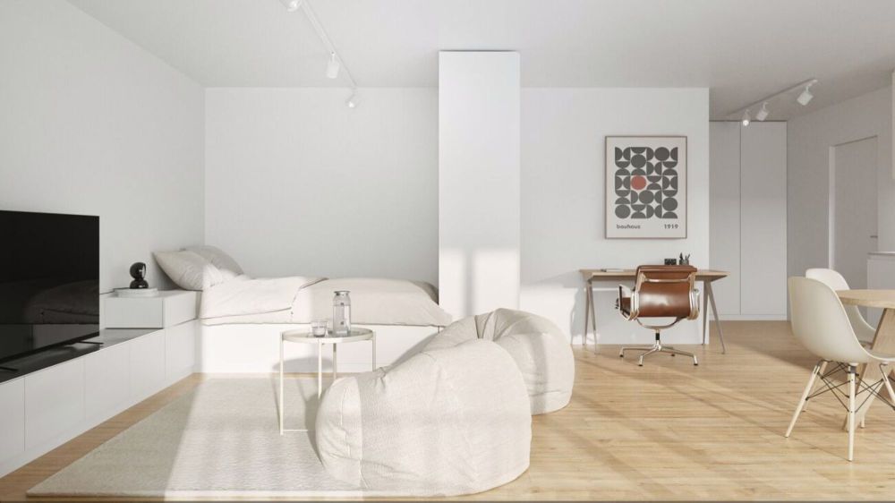 Nyon, Residenz Arboris - Studio 2. Etage mit Terrasse - Bild 1
