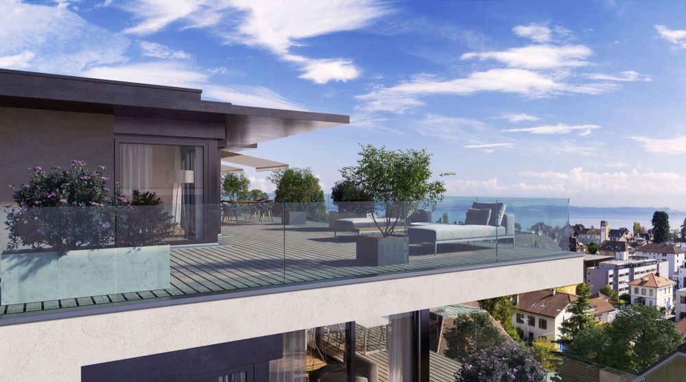 Attique avec terrasse de 250 m² - Dominant l'horizon - Bild 1