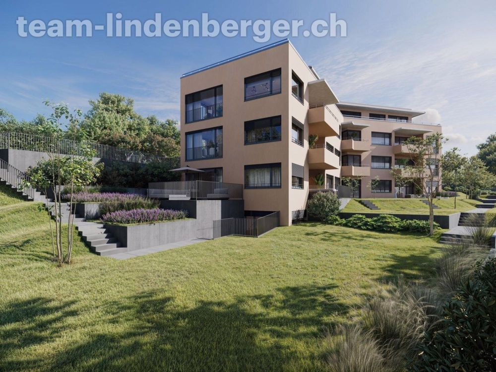 Neubauprojekt - 3½ Zi.-Gartenwohnung W2 - Aussenansicht (Visualisierung)