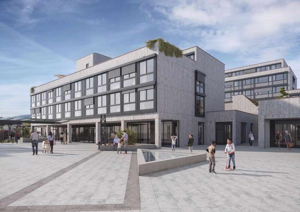 Letzte Wohnung des Erstvermietungsprojekts Hoschti - Aussenvisualisierung Hoschti