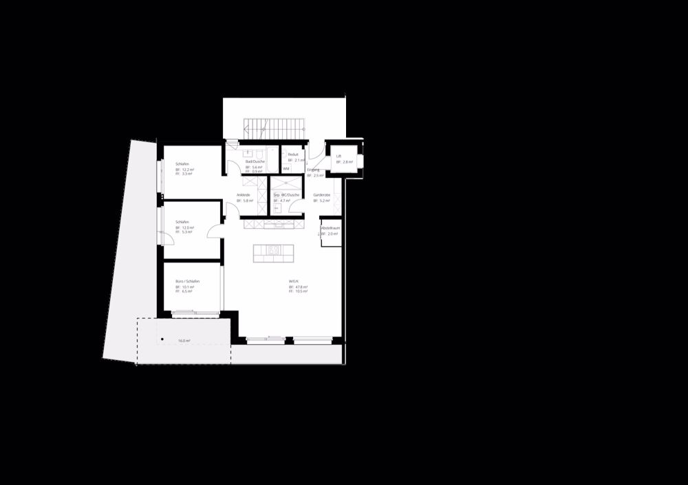 4.5 Zimmer Wohnung Erdgeschoss in Riedholz (Ortsteil Niederwil) - Bild 6