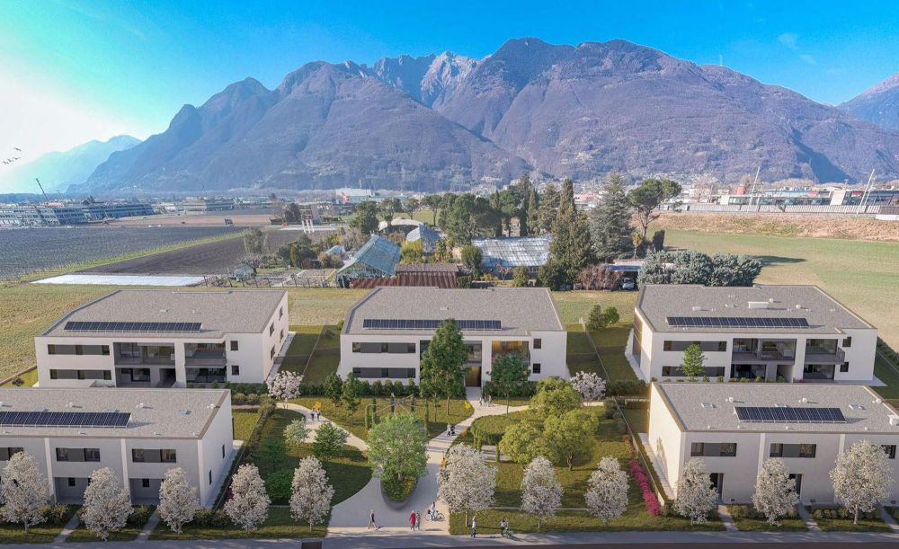 Nuovo appartamento di 3.5 locali, con giardino e vista aperta, Al Guast 23 a Camorino. - Bild 2