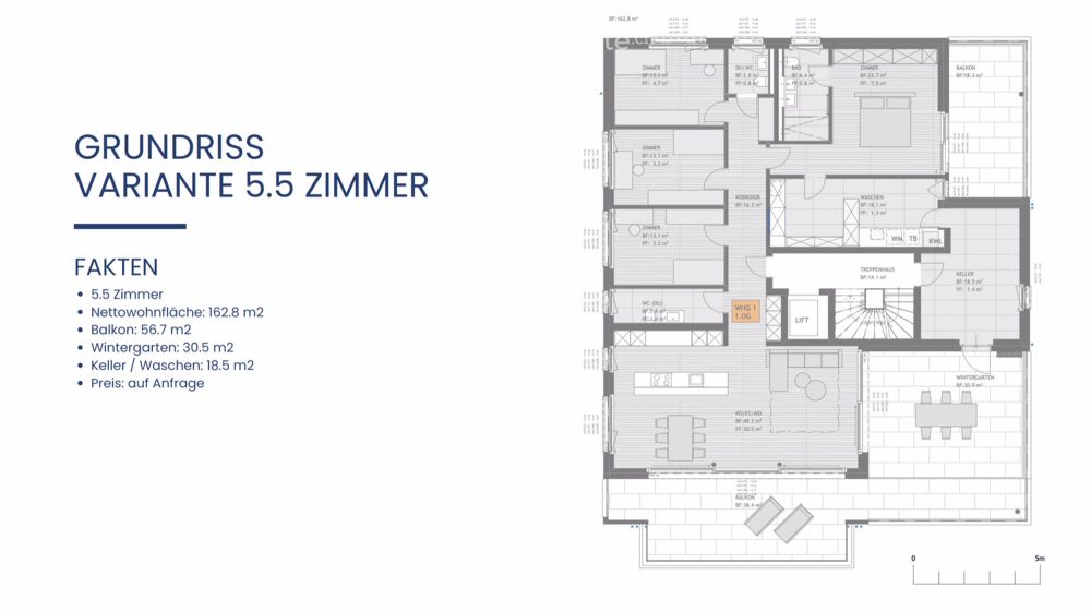 Exklusive 5½-Zimmer-Wohnung mit Seenähe in Ennetbürgen - Bild 5