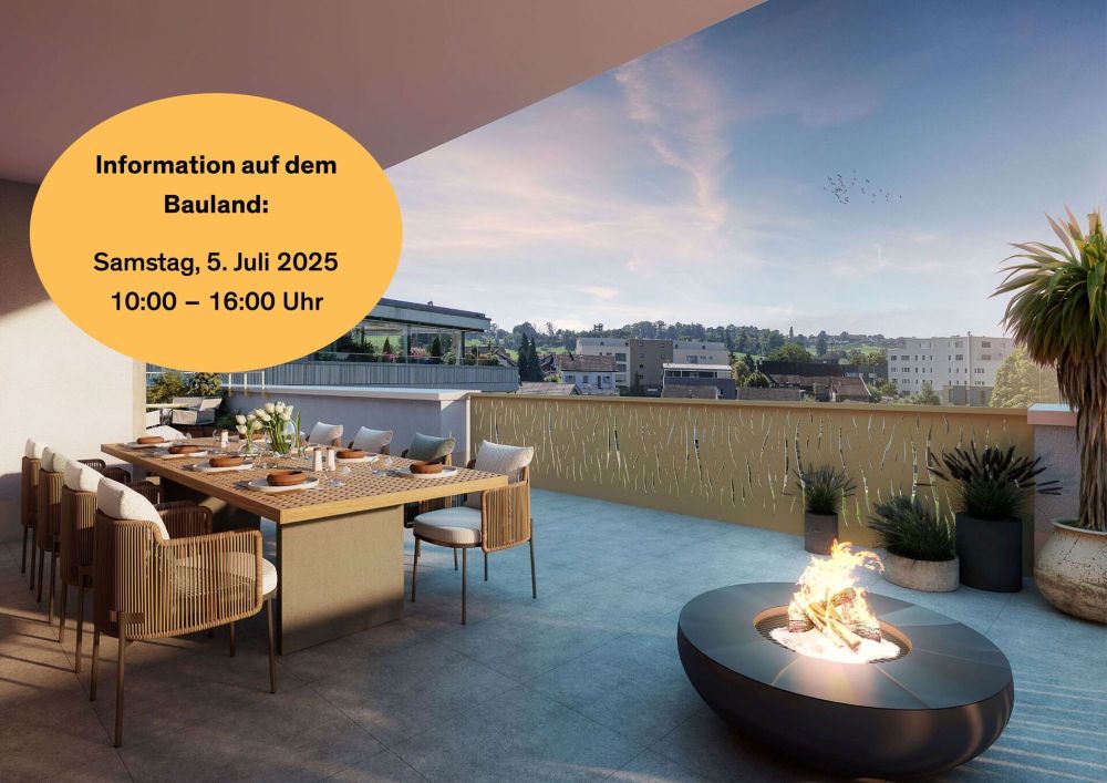 Neubauprojekt «Fliedergarten» – modernes Wohnen mit Stil und Nachhaltigkeit – luxuriöse Attikawohnung - Bild 1