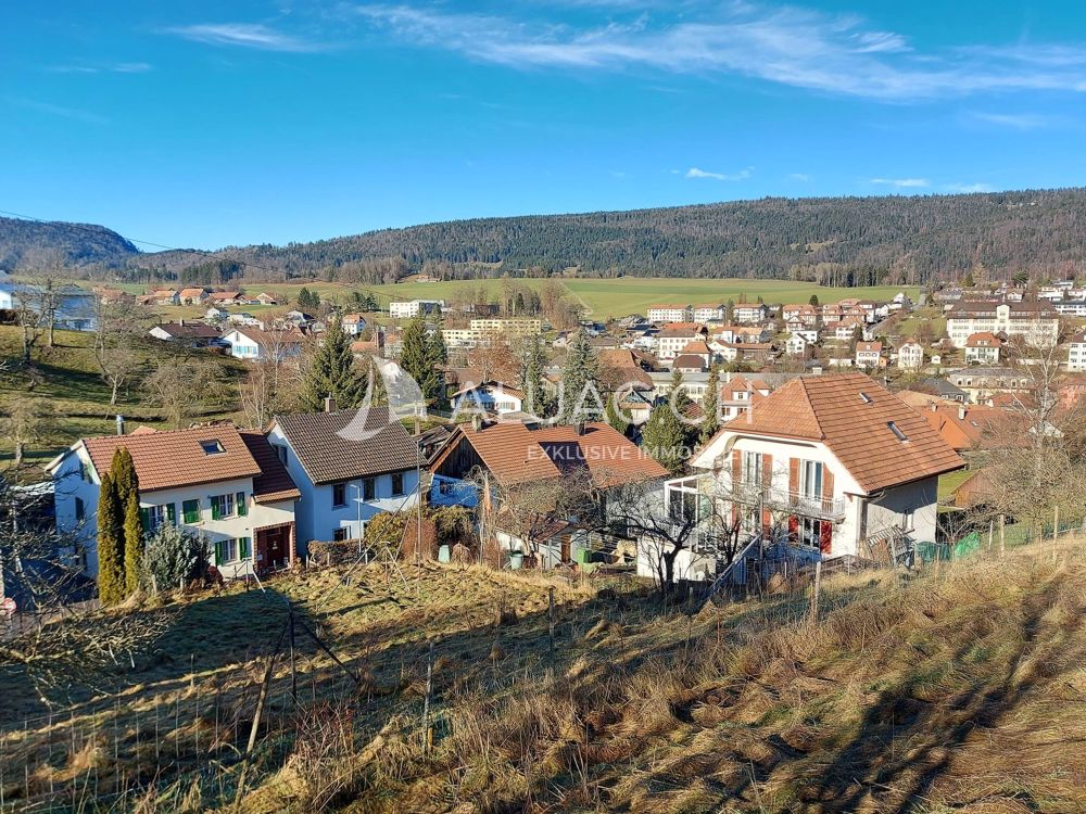 6.5 ZIMMER ERDGESCHOSSWOHNUNG - Sicht auf die Parzelle 1495