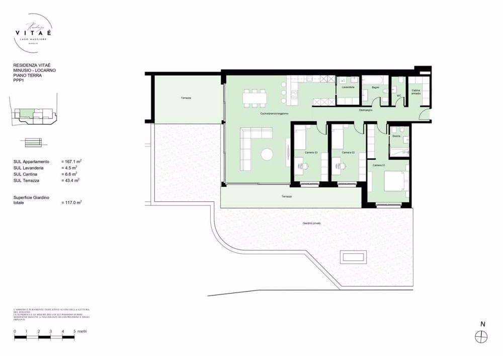 4,5 Zimmer mit Garten NEU Minusio Seeblick - Bild 13