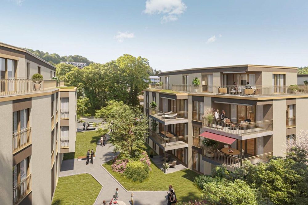 Moderne und zentrale 5.5-Zimmer-Neubauwohnungen, Rohbau vollendet! - Bild 1