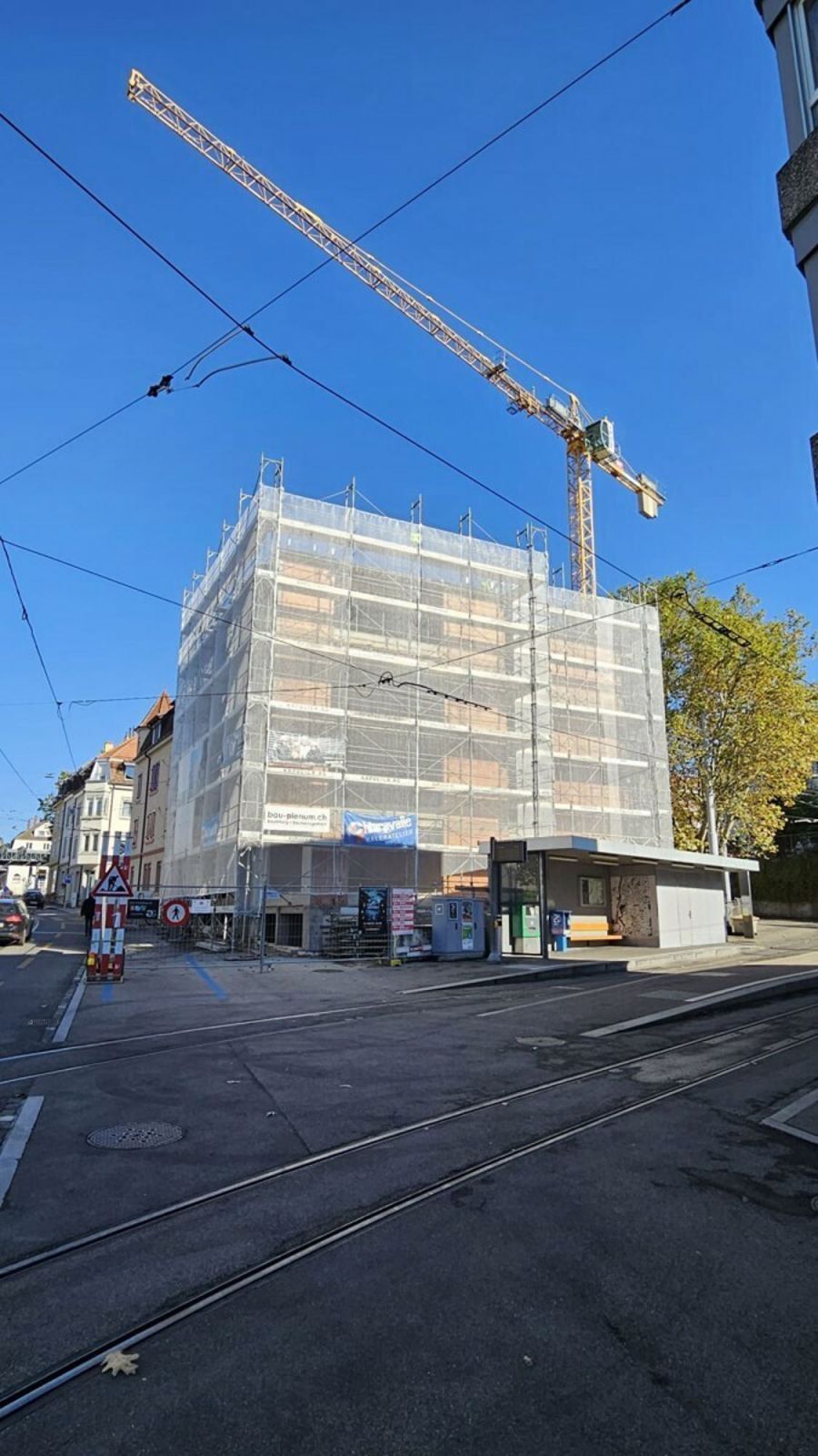 Besondere Gartenwohnung in Riehen - modern & direkt bei der Tram - Baufortschritt