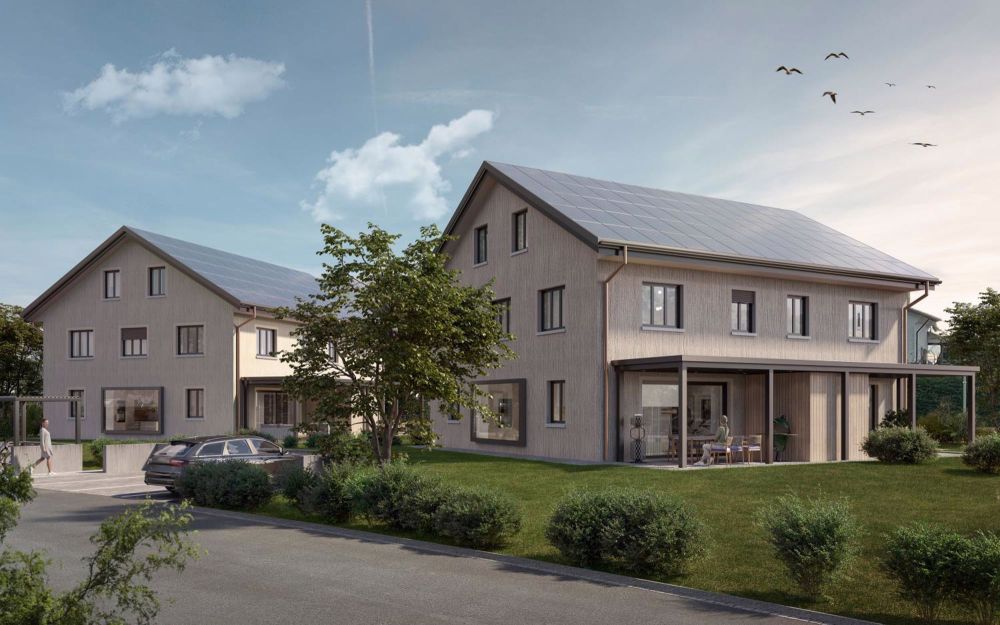 neues 6 - 7.5-Zi.-Einfamilienhaus an begehrter Lage - Ansicht West