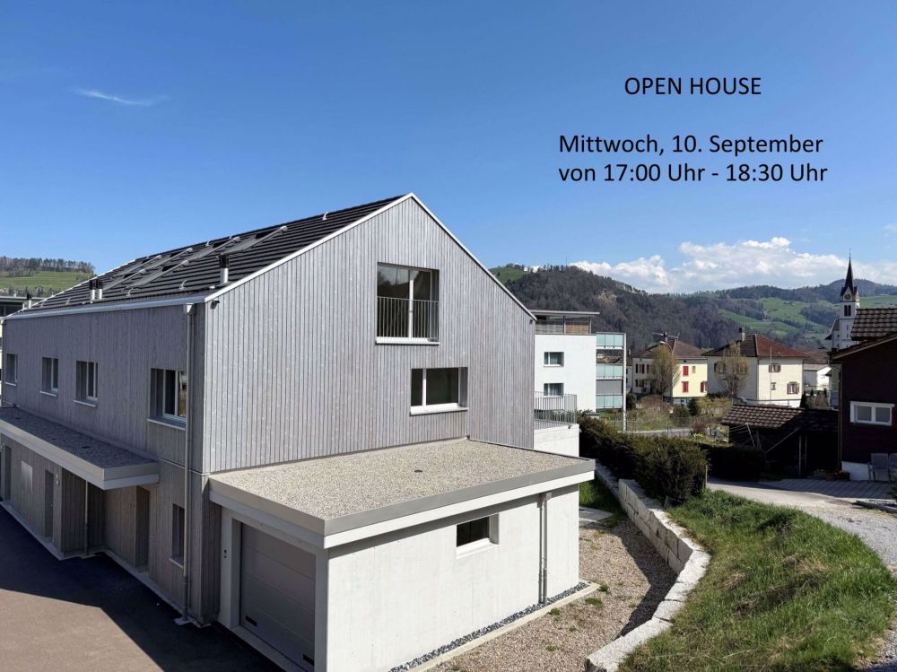 OPEN HOUSE - MITTWOCH, 10. SEPTEMBER VON 17:00 UHR - 18:30 UHR - Bild 1
