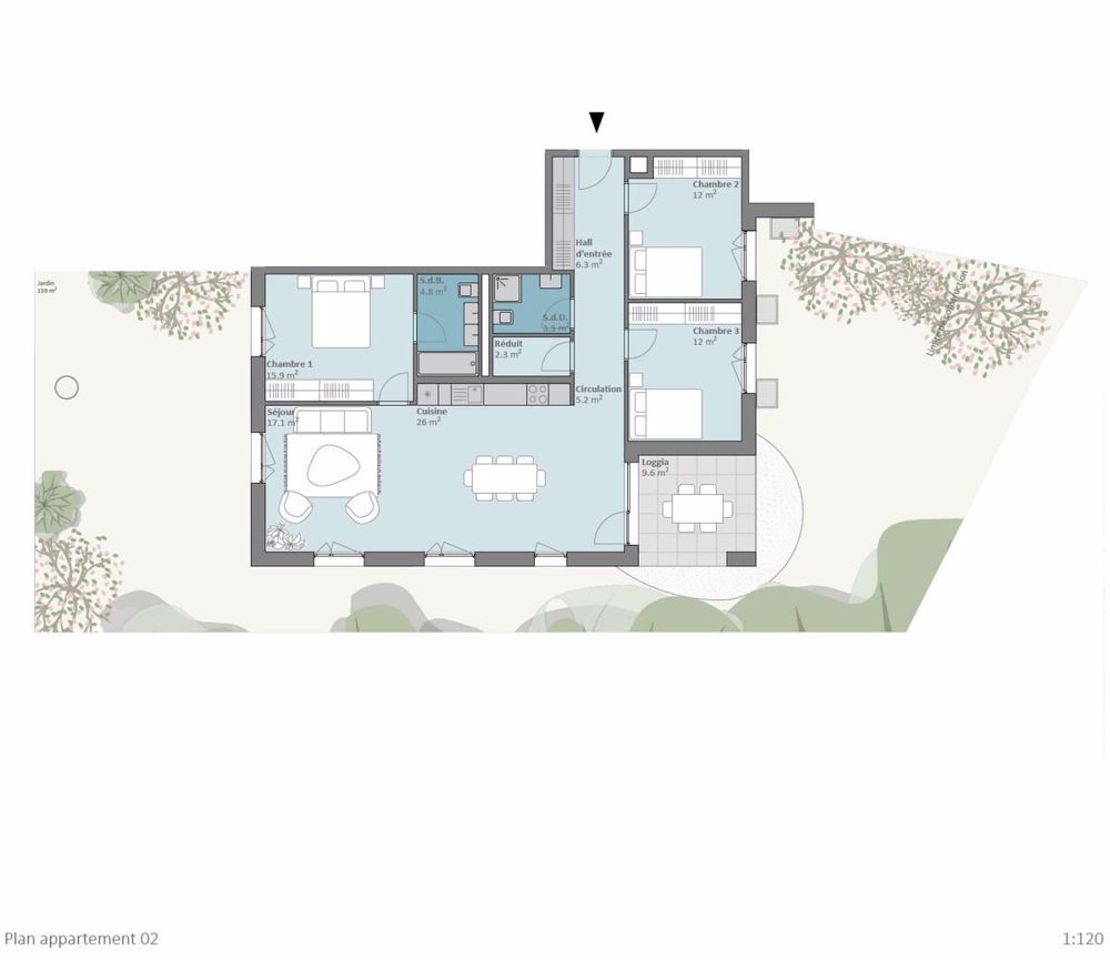 Neue Promotion Prilly Buissonnière - 4,5 Zimmer im Erdgeschoss - Bild 12