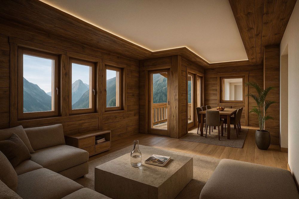 Moderne Studio im Erdgeschoss in Evolène - Bild 8