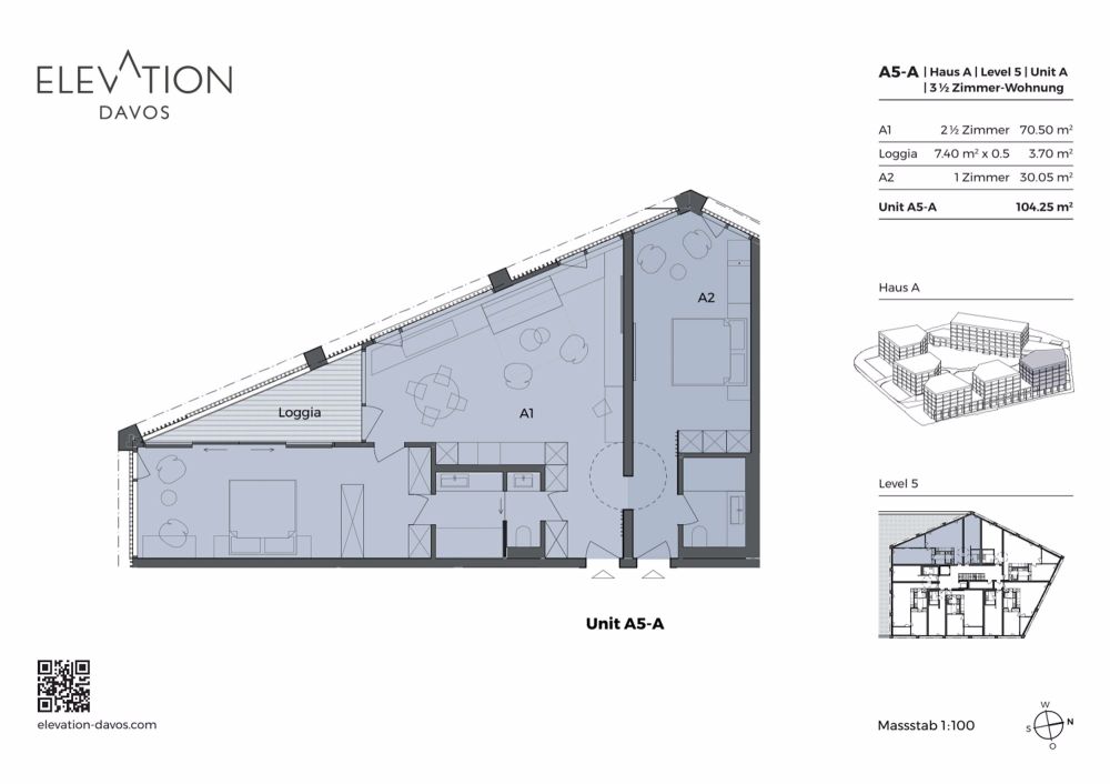 3 1/2-ZW NEUBAU ELEVATION NR. A5-A - Elevation_A5-A