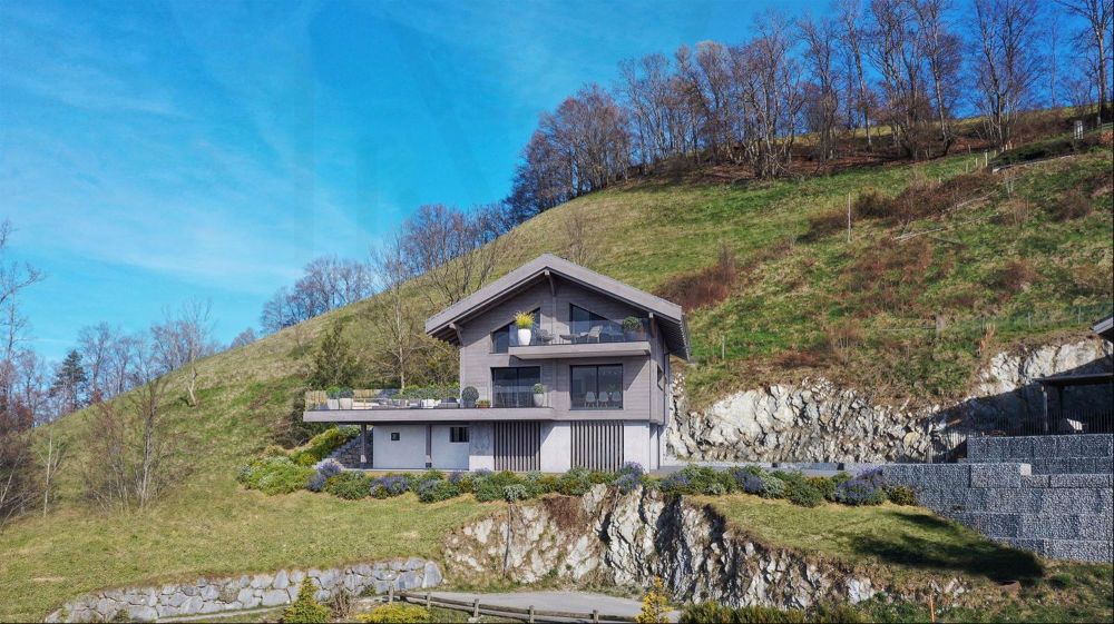 Ein Hort der Ruhe inmitten der Natur? Eine außergewöhnliche Hütte mit atemberaubendem Blick auf den See und die Berge! - Bild 3