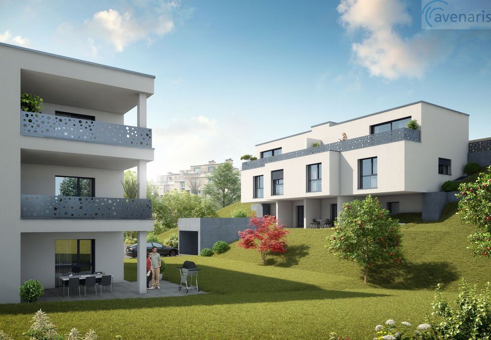 Neubauprojekt in Laufen - Doppeleinfamilienhäuser - Aussenansicht