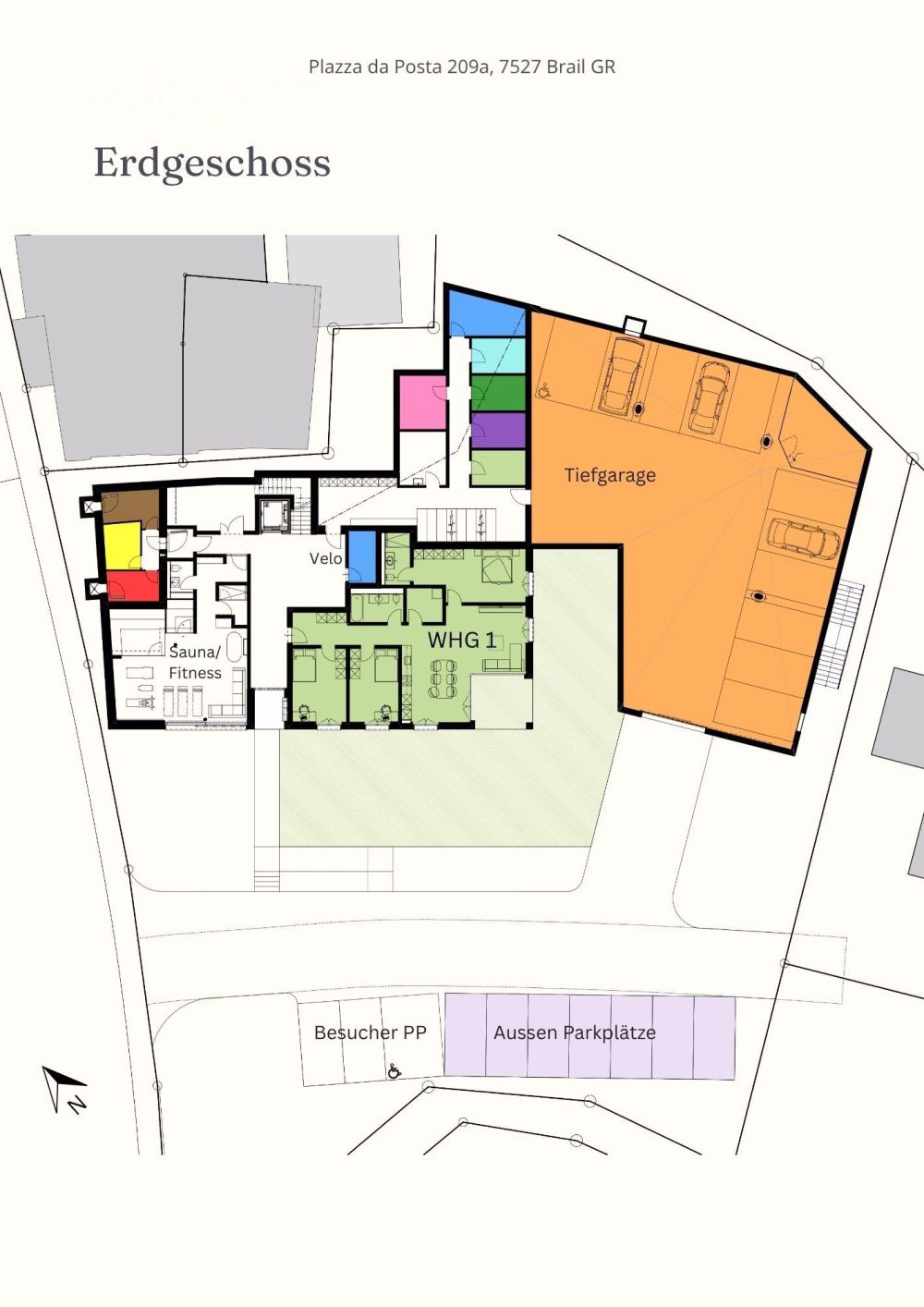 Grosszügige 2.5- bis 4.5-Zimmer Wohnungen in Brail (Erst- und Zweitwohnungen) zum Verkauf - Bild 3