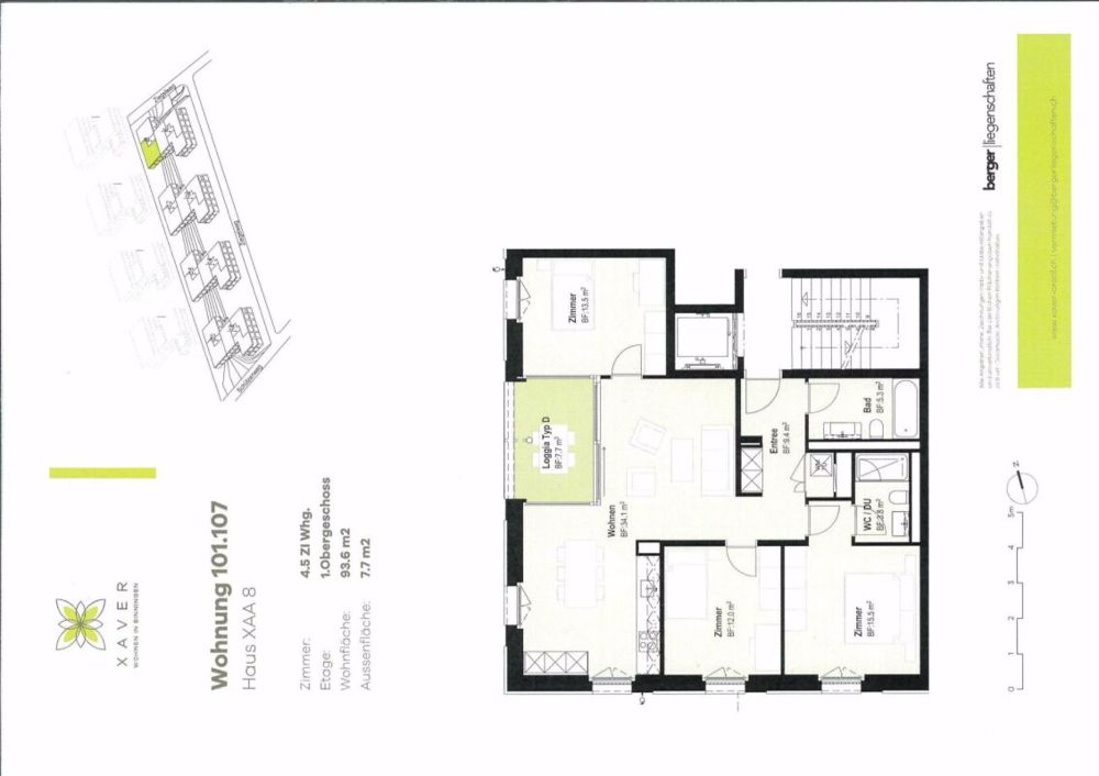 Moderne 4 1/2-Zimmer-Wohnung im Xaver-Areal - Bild 7