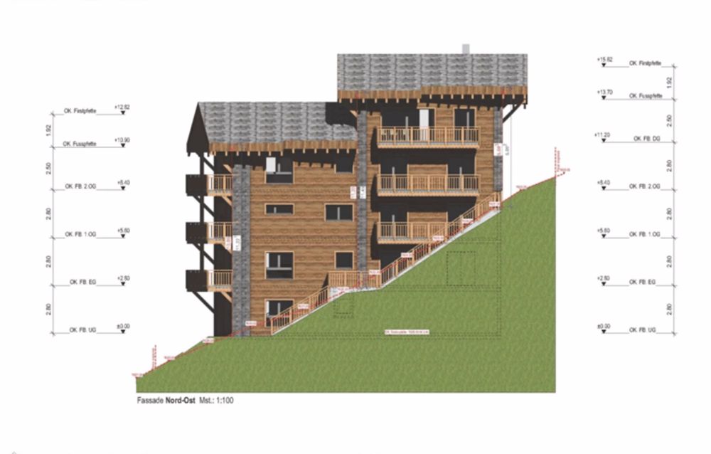Erstklassiges Neubauprojekt in Zermatt Hotel oder 4 Duplexwohnungen - Erstwohnsi - Bild 1