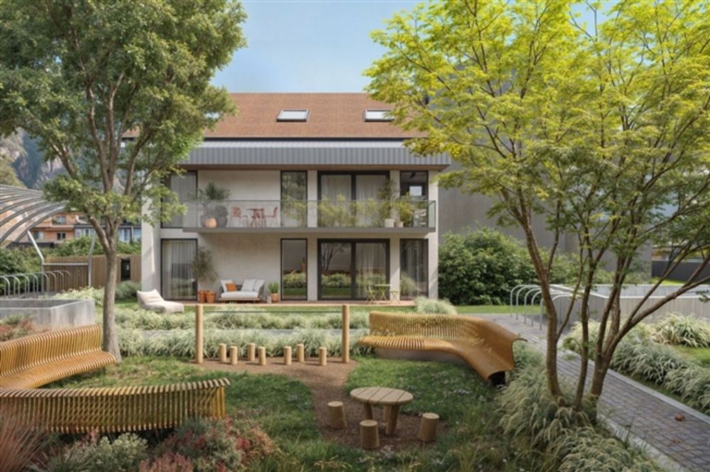 Los B2 - Neues Studio im Erdgeschoss mit Terrasse/Garten und nur einen Steinwurf vom See entfernt - Wohnanlage Grand'Rive - Zu verkaufen in Villeneuve - Bild 2