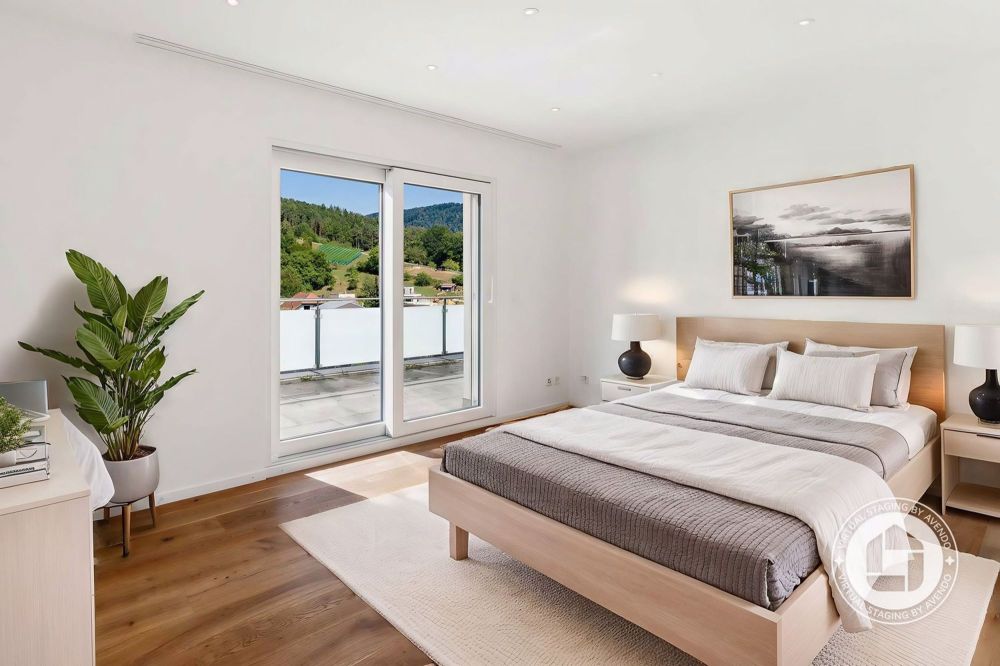 Exklusive 4.5 Zimmer Neubauwohnung mit viel Licht und Aussicht - Bild 4
