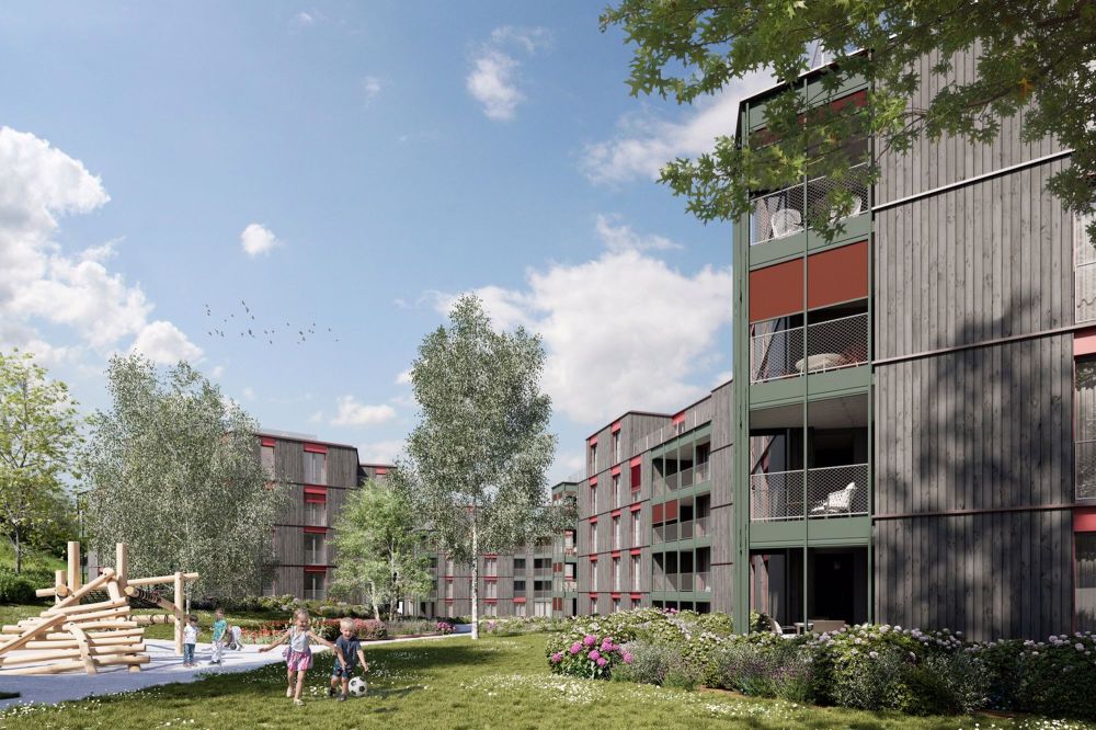 Erstvermietung Ambra in Uster - Gebäude von Aussen