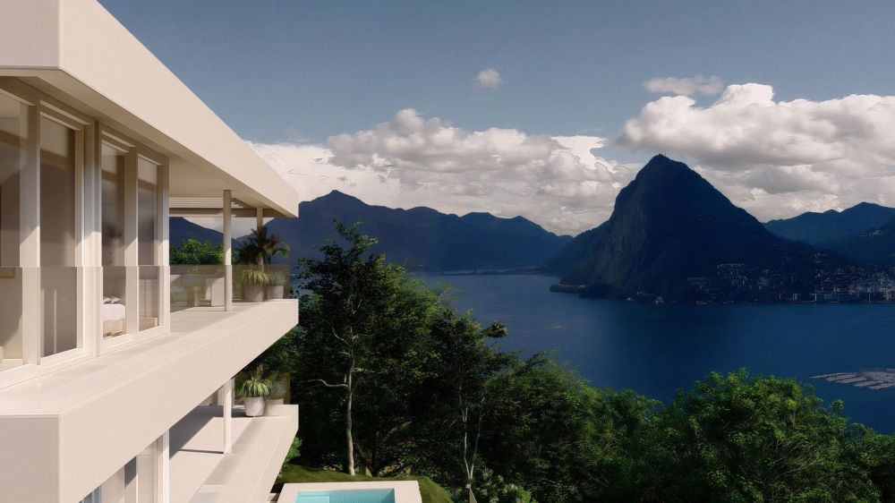 Exklusives Dachgeschoss mit Seeblick und privatem Patio – Viganello - Bild 4