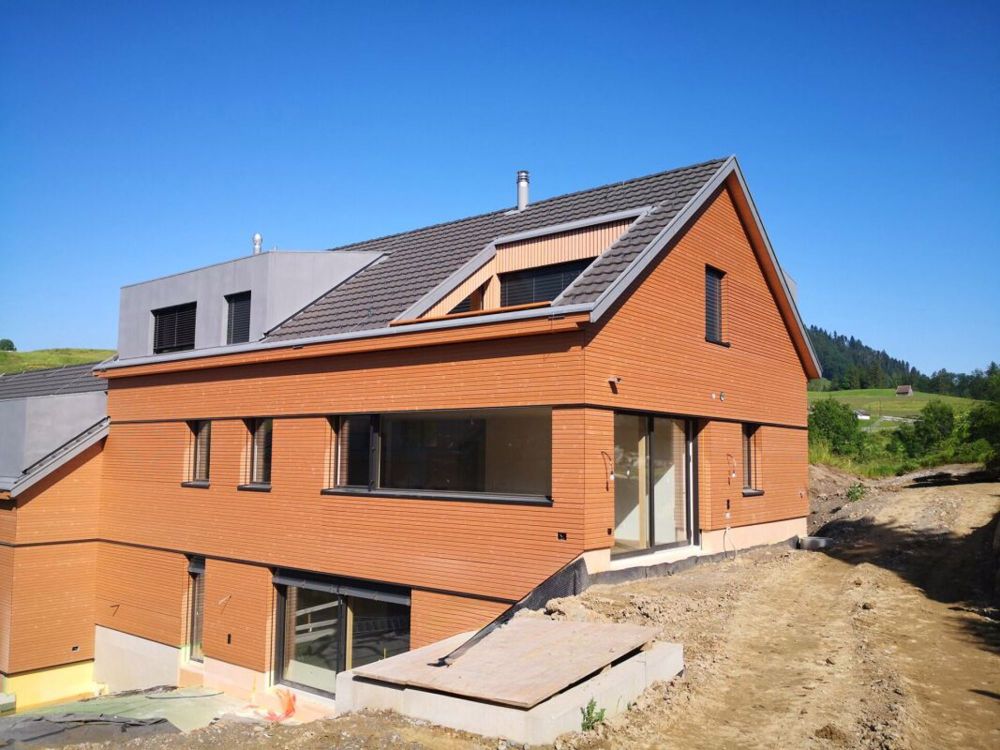 Neubauwohnung mit fantastischer Alpsteinsicht - Aussenansicht