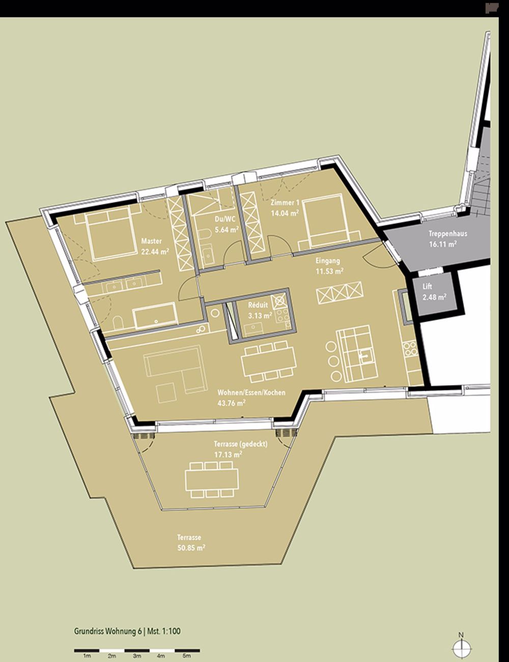 Projektvorankündigung - exklusive Attikawohnung mit unverbaubarer Aussicht. Neue Preise - B6 - Bild 6