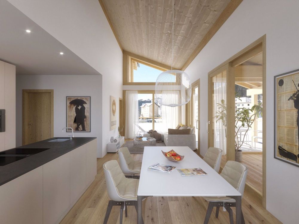 Exklusive Dachwohnung in Davos Dorf mit atemberaubendem Bergpanorama - Bild 6