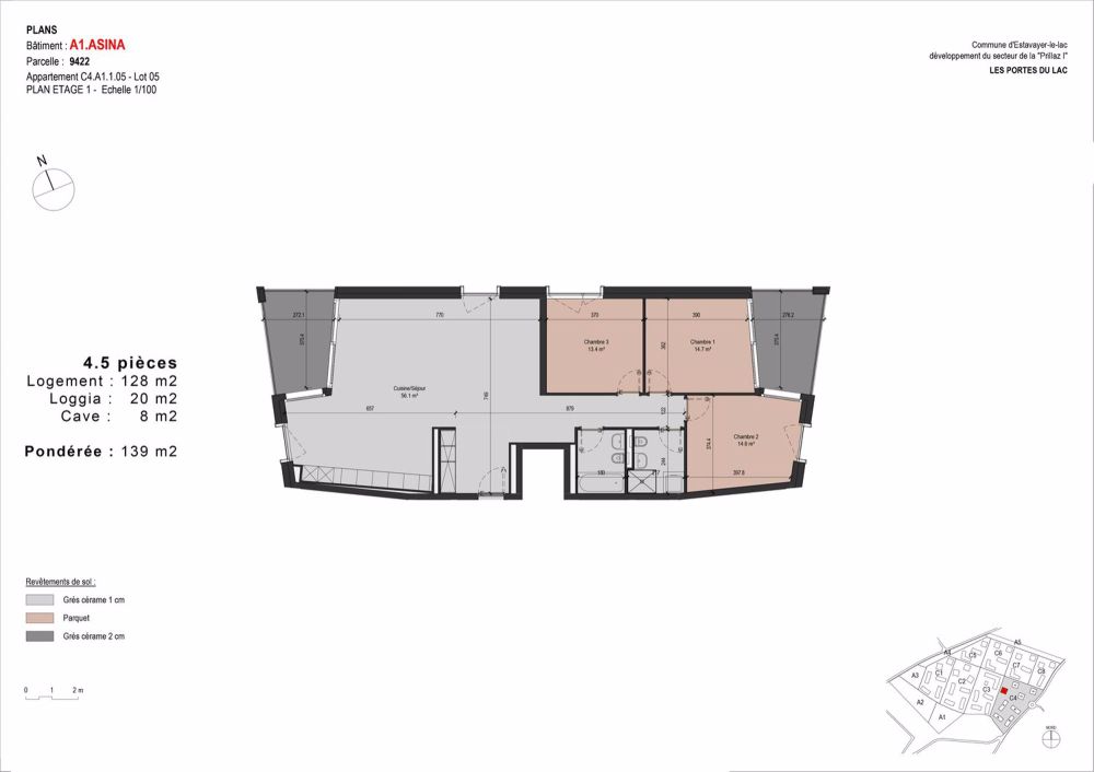 ***VENDU*** Grand appartement neuf de 4.5 pièces - Bild 12