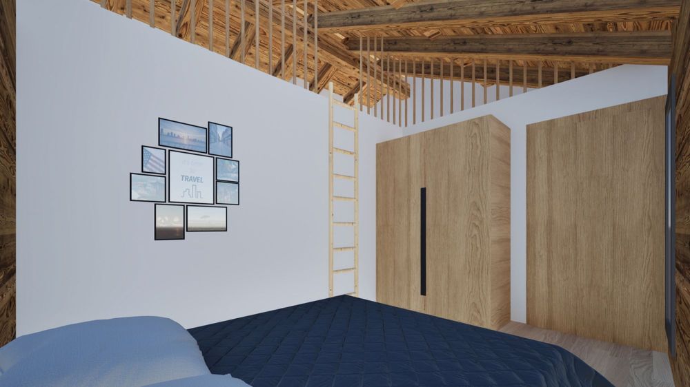 Duplex de charme dans une grange rénovée à Champsec - Bild 6