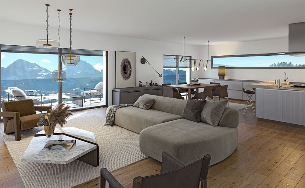Appartement de 4.5 pièces dans une nouvelle résidence à Broc - Bild 1