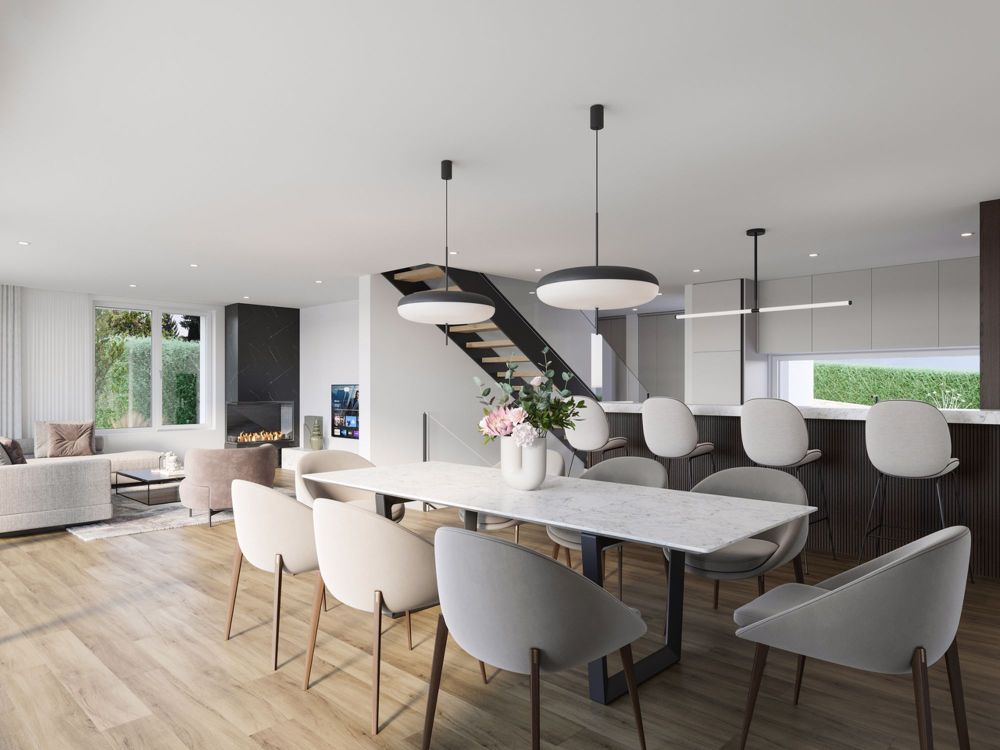 Les Vergers de Crans Villa B - Pièce de vie