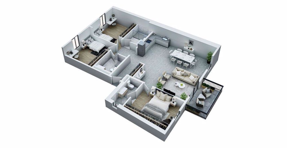 Magnifique appartement de 4.5 pièces en attique - LOT C - Bild 4