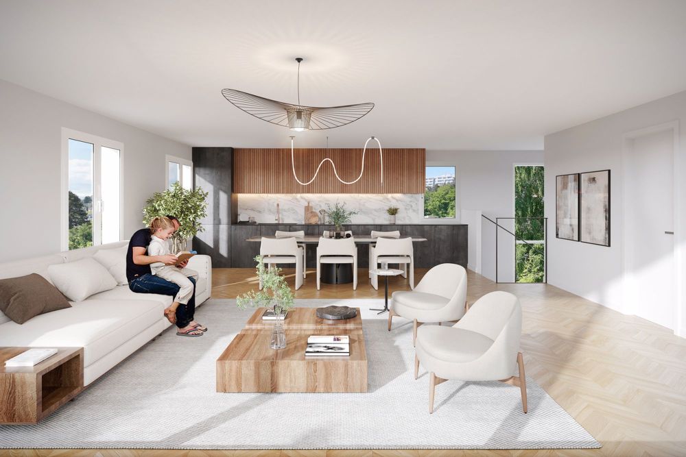 Wohnung mit 3.5 Zimmern Verkauf auf Plan - Bild 4
