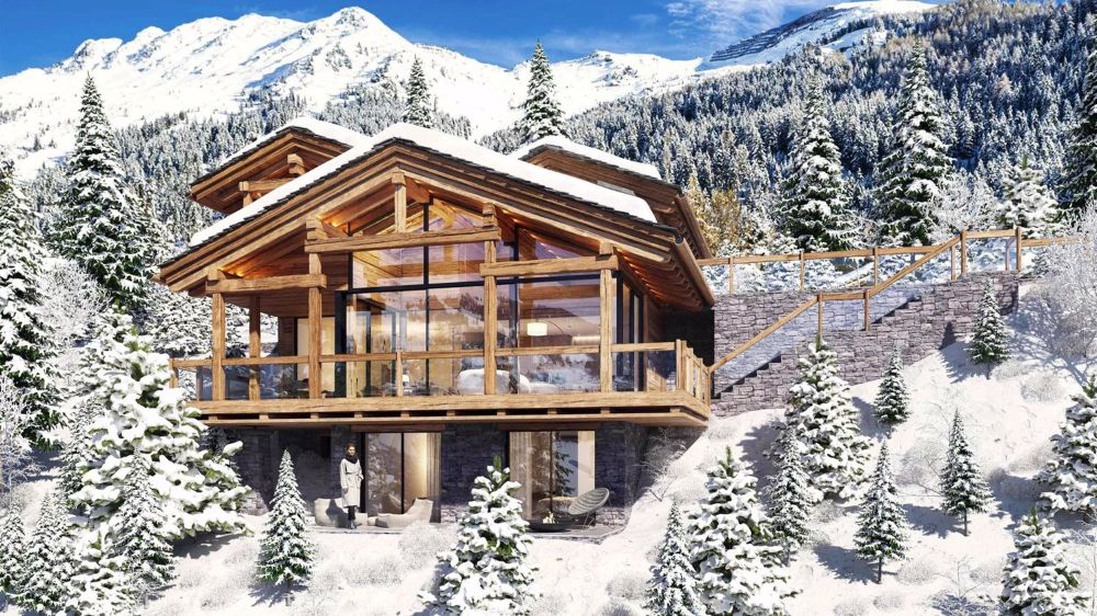 Projekt für ein Chalet mit Panoramablick - Bild 1