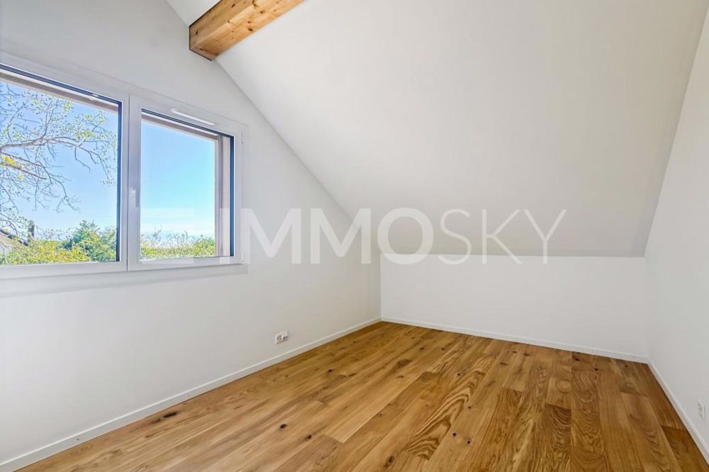 Doppeleinfamilienhaus | 1112, Echichens - Chambre avec vue lac