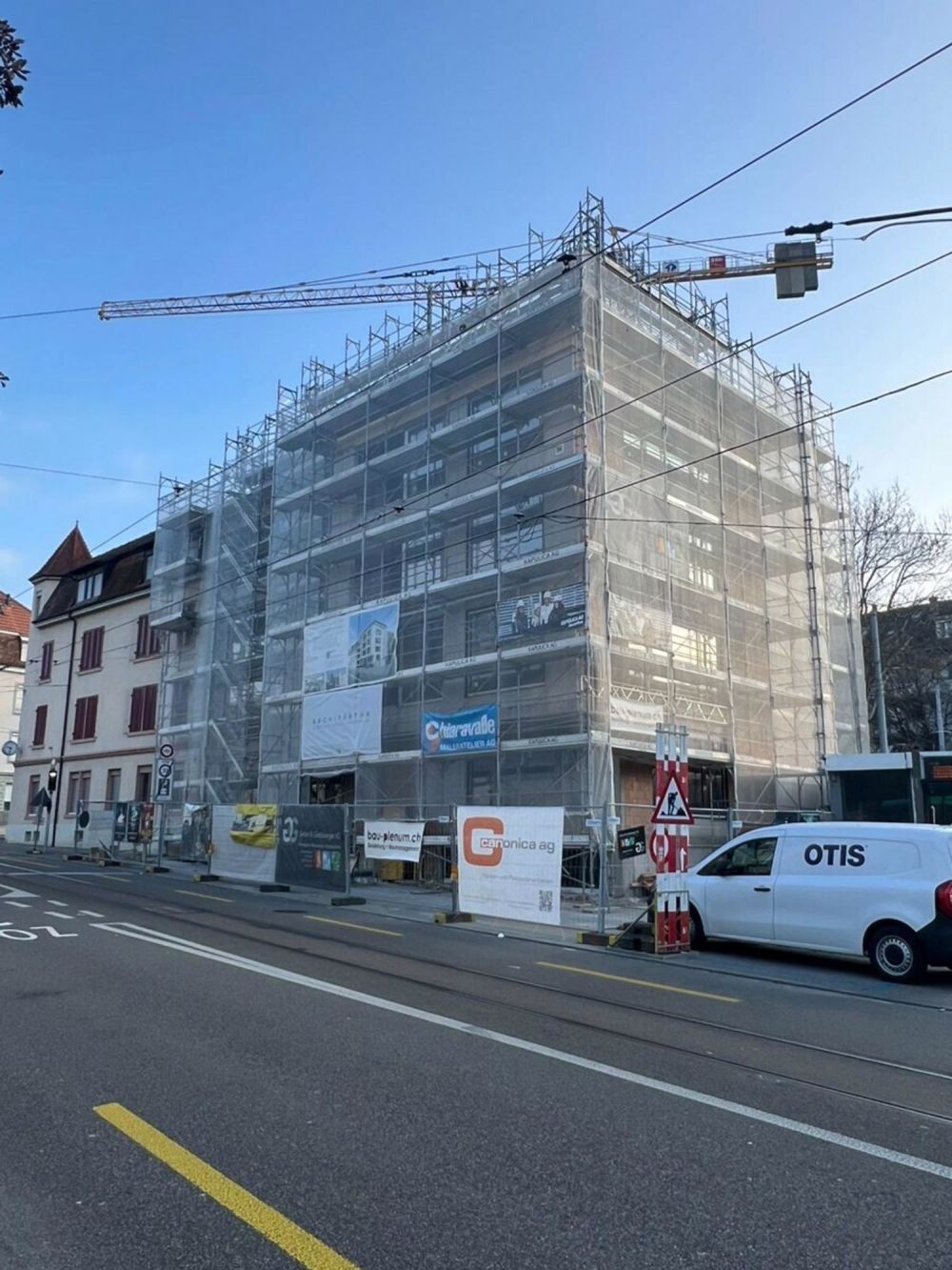 moderne, helle Neubau-Eigentumswohnung mit Balkon bei Tramstation - 2025-01-17 Baufortschritt 01
