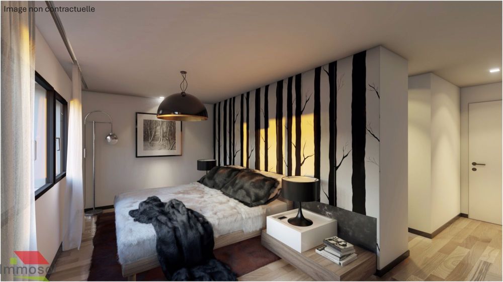 Ballaigues Villa Jumelle 5.5 pièces avec Belle Vue - Immosol | Ballaigues Villa Jumelle | Chambre