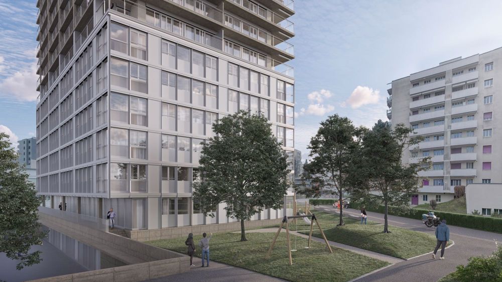 Letzte Chance! Nur noch 2 Apartments mit 2,5 Zimmern in ganzem Projekt verfügbar. Lassen Sie diese Gelegenheit nicht verpassen! Apartment mit 2,5 Zimmern im 11. Stock, westlich ausgerichtet mit Blick auf Beaumont - Bild 4