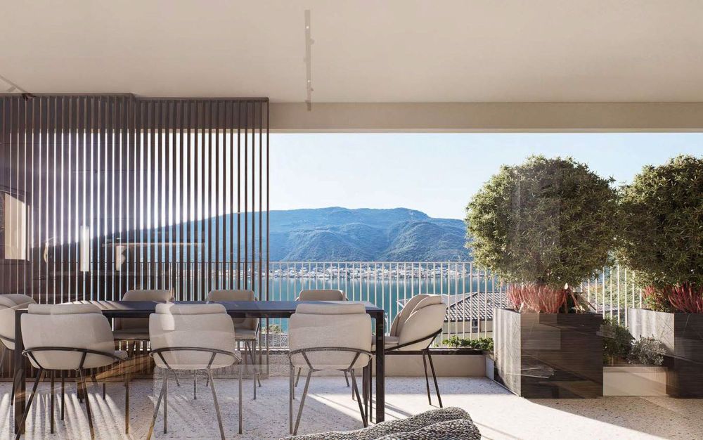 Prestigioso attico vista lago a Capolago - Bild 2