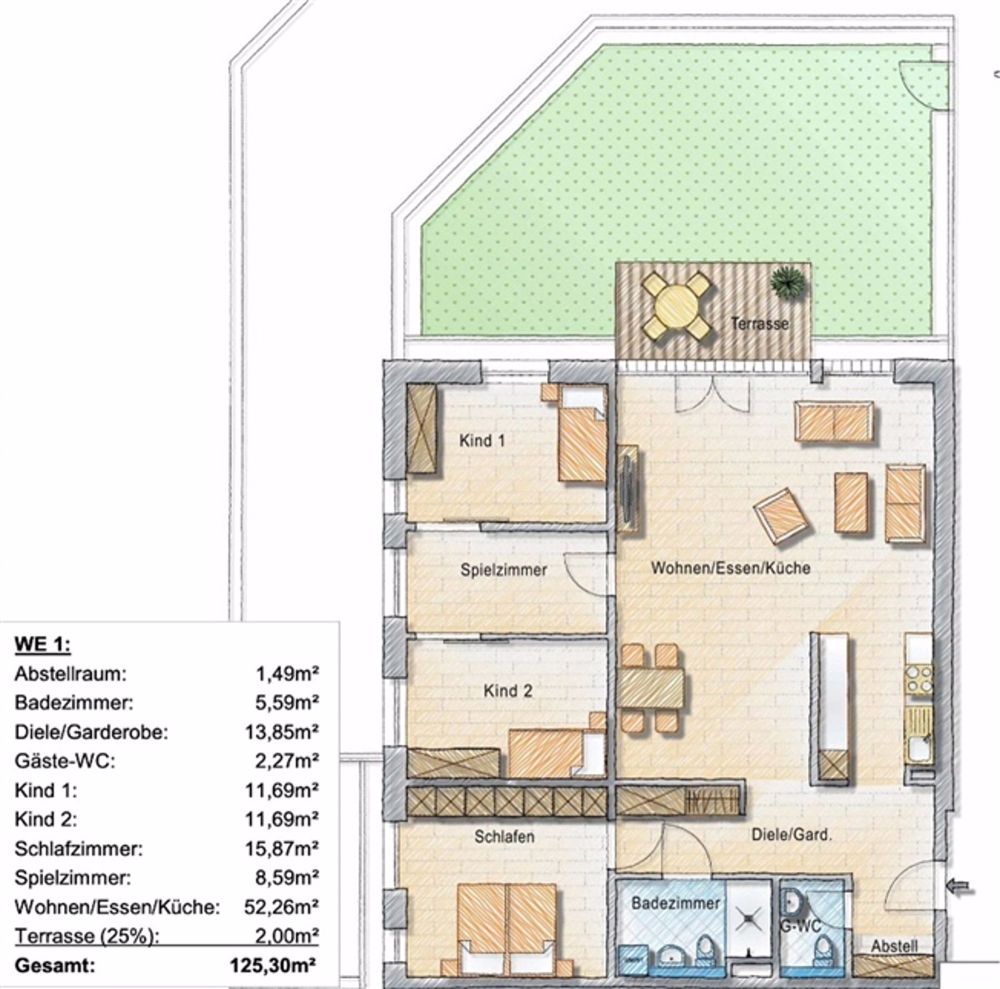 4.5 Room apartment - Bild 4